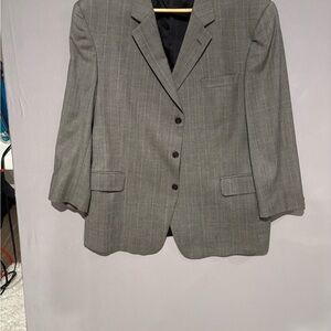 Jos. A. Bank Charcoal Striped Blazer signature collection suit 52R 48W